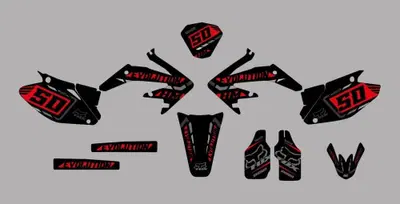Kit Grafiche EVO 2K23 HM Derapage Vent 50 125 Evolution Mx Graphics