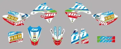 Kit Grafiche TM Racing Italy2 SM MX EN Crystal Evolution Mx Graphics