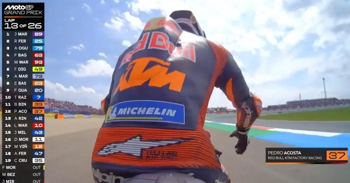 MotoGP 2026. GP d'Olanda ad Assen. Pedro Acosta si ritira, soffre della sindrome del tunnel carpale. Marted&igrave; l'operazione: "Cos&igrave; non si pu&ograve; guidare" [VIDEO]