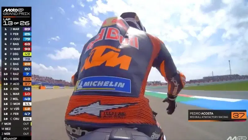 MotoGP 2026. GP d'Olanda ad Assen. Pedro Acosta si ritira, soffre della sindrome del tunnel carpale. Marted&igrave; l'operazione: "Cos&igrave; non si pu&ograve; guidare" [VIDEO]
