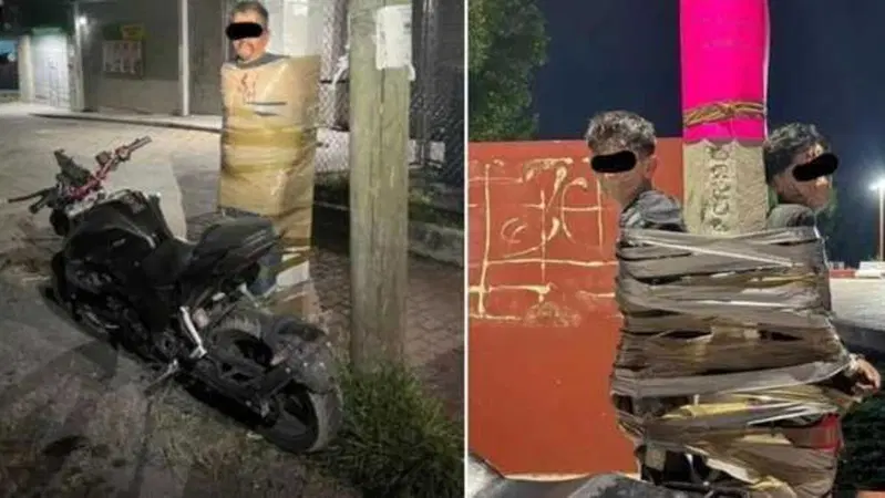 E' tornato Batman! In Messico ce l'ha coi ladri di moto