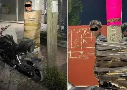 E' tornato Batman! In Messico ce l'ha coi ladri di moto