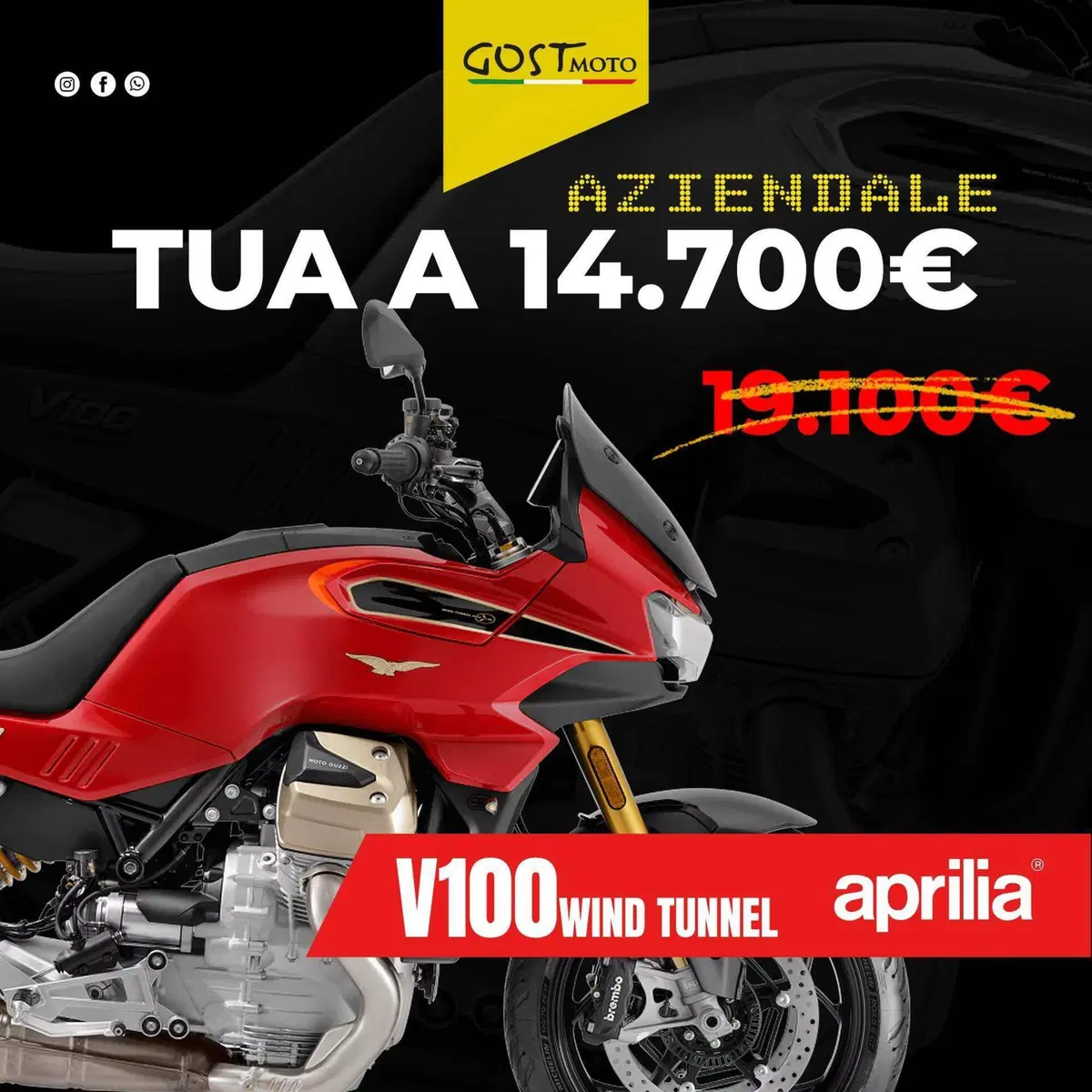 Moto Guzzi V100 Mandello Wind Tunnel (2025 - 26)