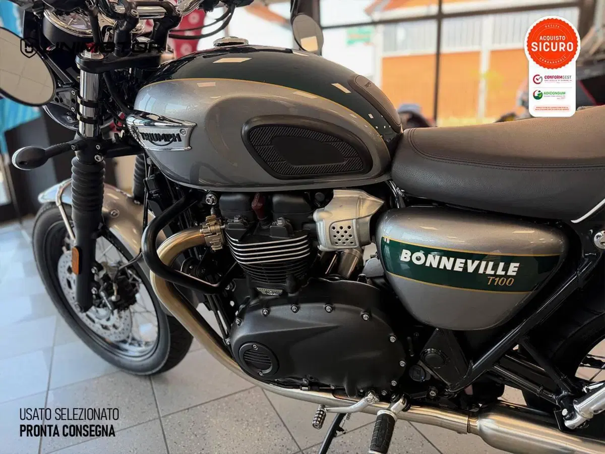 Triumph Bonneville T100 Gold Line Edition (2022) (10)