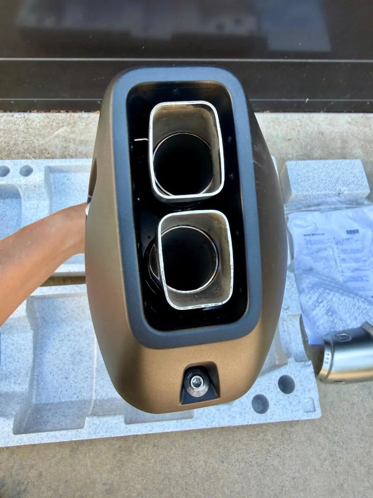 Terminale Scarico ORIGINALE BMW 1250GS NUOVO (4)