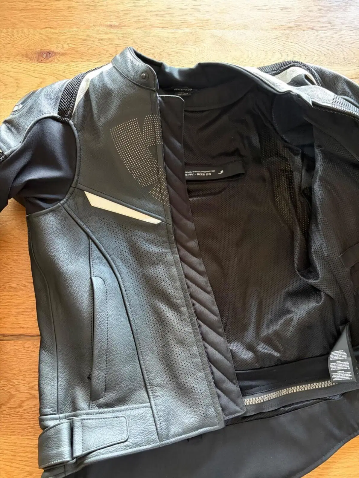 Giacca moto Rev’it Convex in pelle Rev'it! (4)