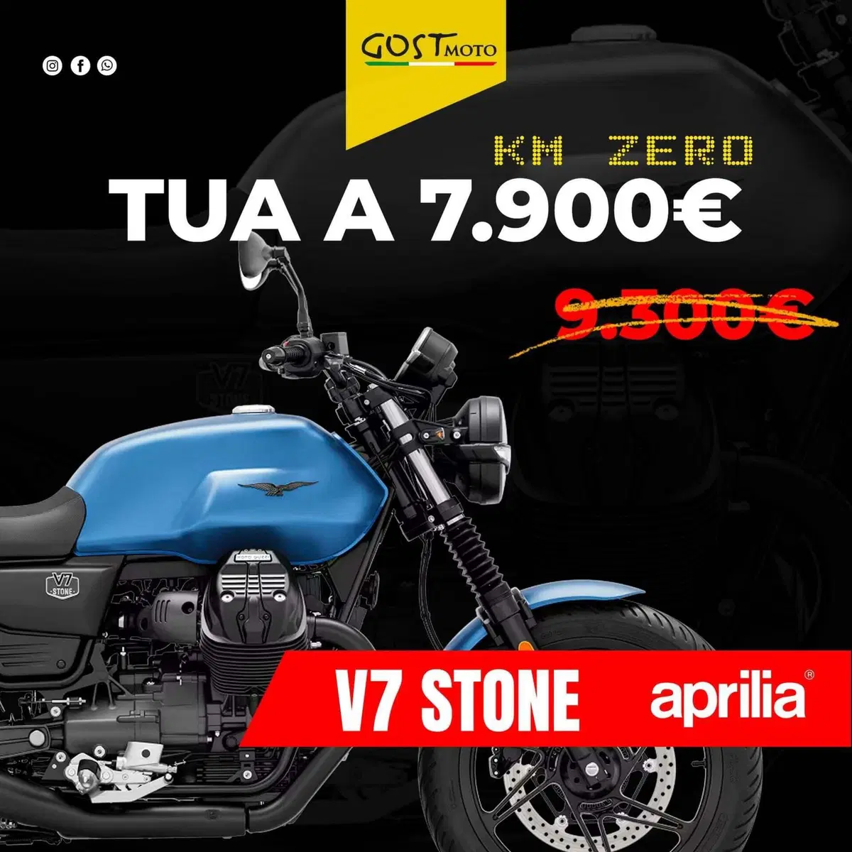 Moto Guzzi V7 Stone (2025 - 26)
