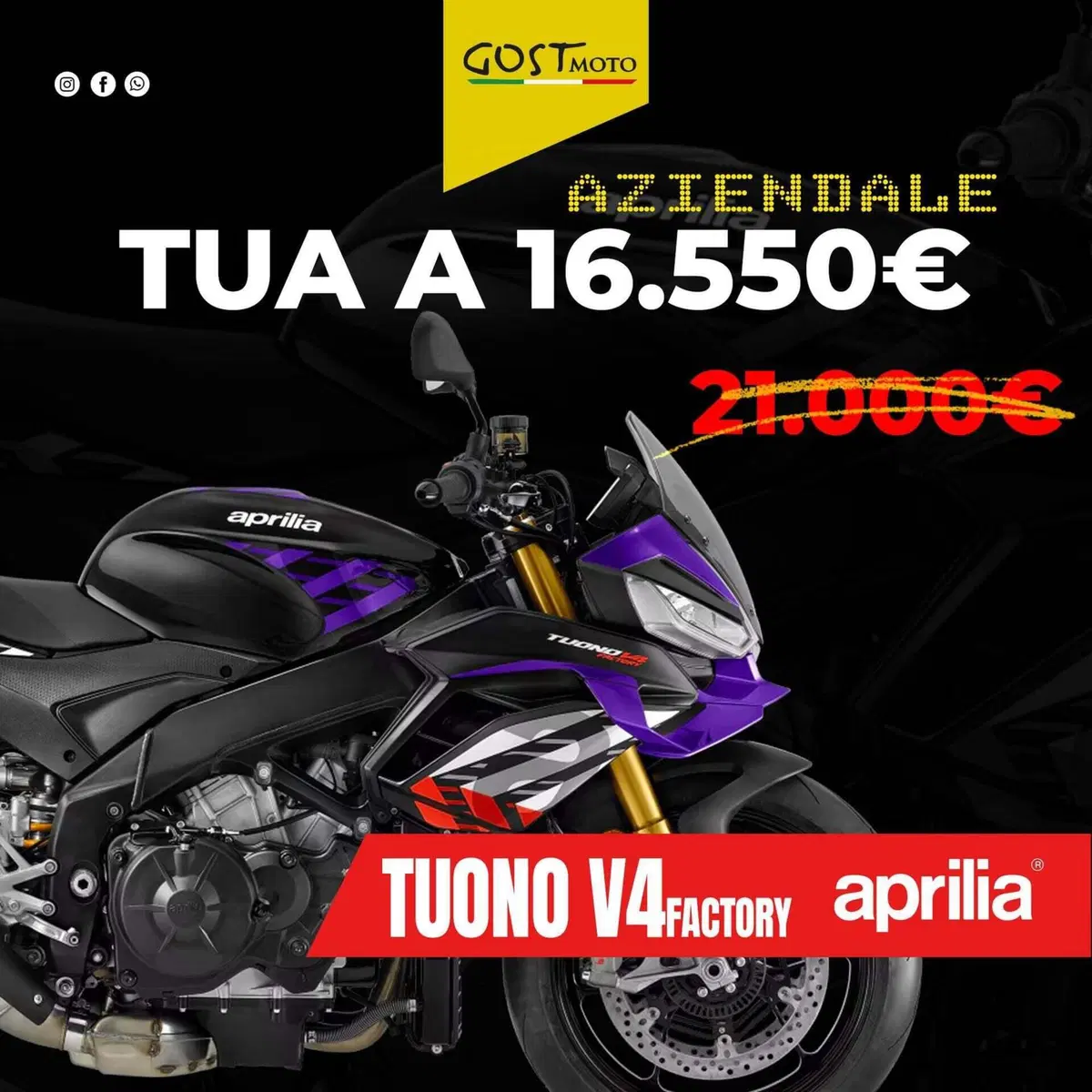 Aprilia Tuono V4 Factory (2025 - 26)