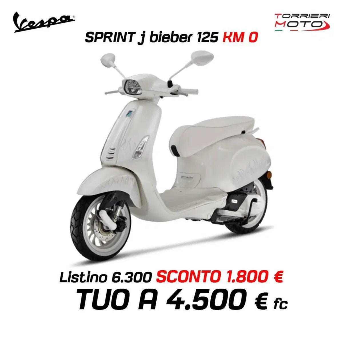 Vespa Sprint 125 Justin Bieber (2022 - 24)