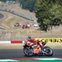 Bulega in cerca della sua prima vittoria a Donington Park
