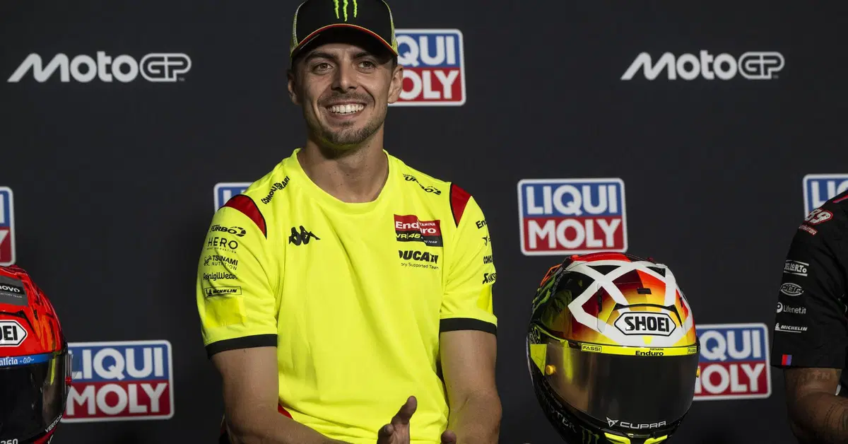 MotoGP 2026. GP di Germania. Fabio Di Giannantonio sulla firma con KTM: "Lasciare il team VR46 &egrave; difficile, ma l'anno prossimo inizia una nuova avventura"