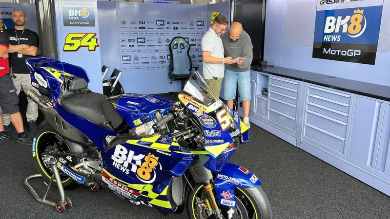 La livrea con cui correr&agrave; domenica il team Gresini