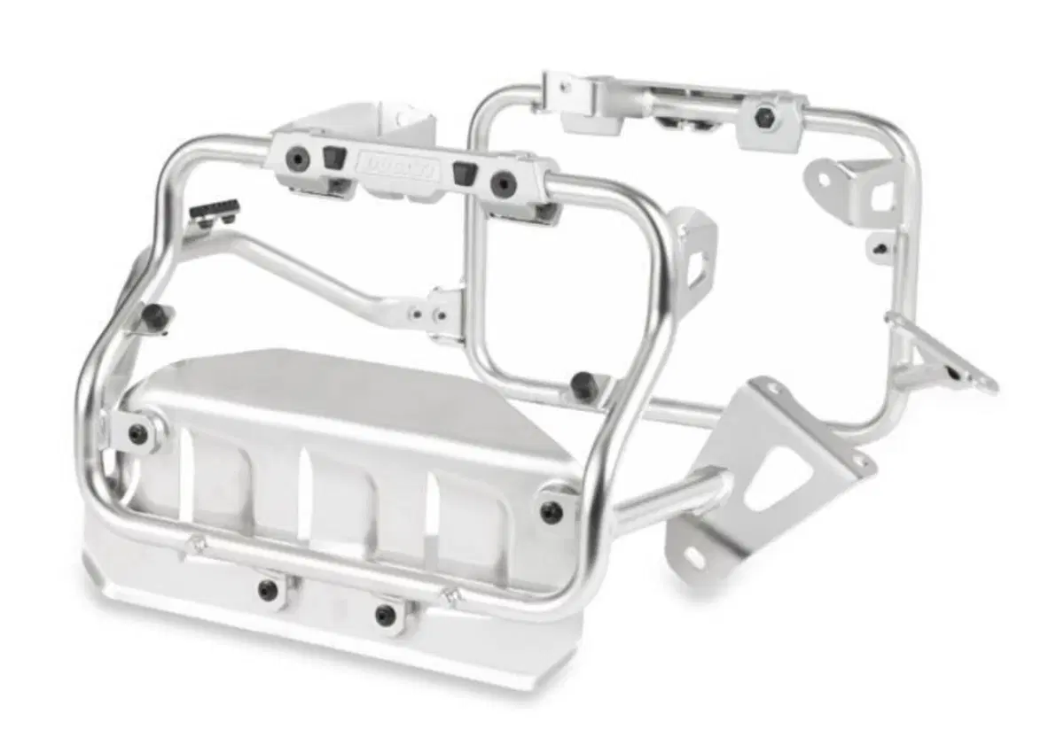 Coppia valigie laterali+telaietti alluminio origin Ducati (2)