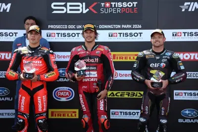 SBK 2026. GP del Regno Unito. SBK. Lecuona cade. Bulega vince la gara sprint 