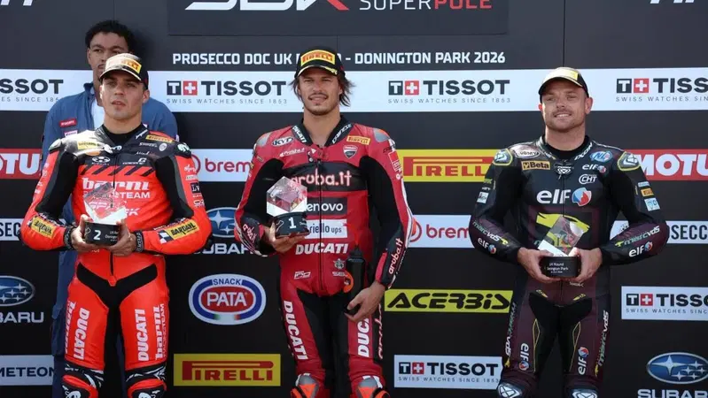 SBK 2026. GP del Regno Unito. SBK. Lecuona cade. Bulega vince la gara sprint 