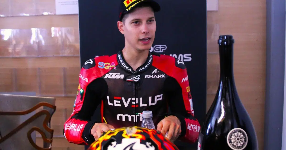MotoGP 2026. GP di Germania. Matteo Bertelle torna sul podio: "La mia dieta? Mangiare il meno possibile. In Moto3 il peso &egrave; una zavorra enorme"