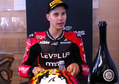 MotoGP 2026. GP di Germania. Matteo Bertelle torna sul podio: La mia dieta? Mangiare il meno possibile. In Moto3 il peso è una zavorra enorme