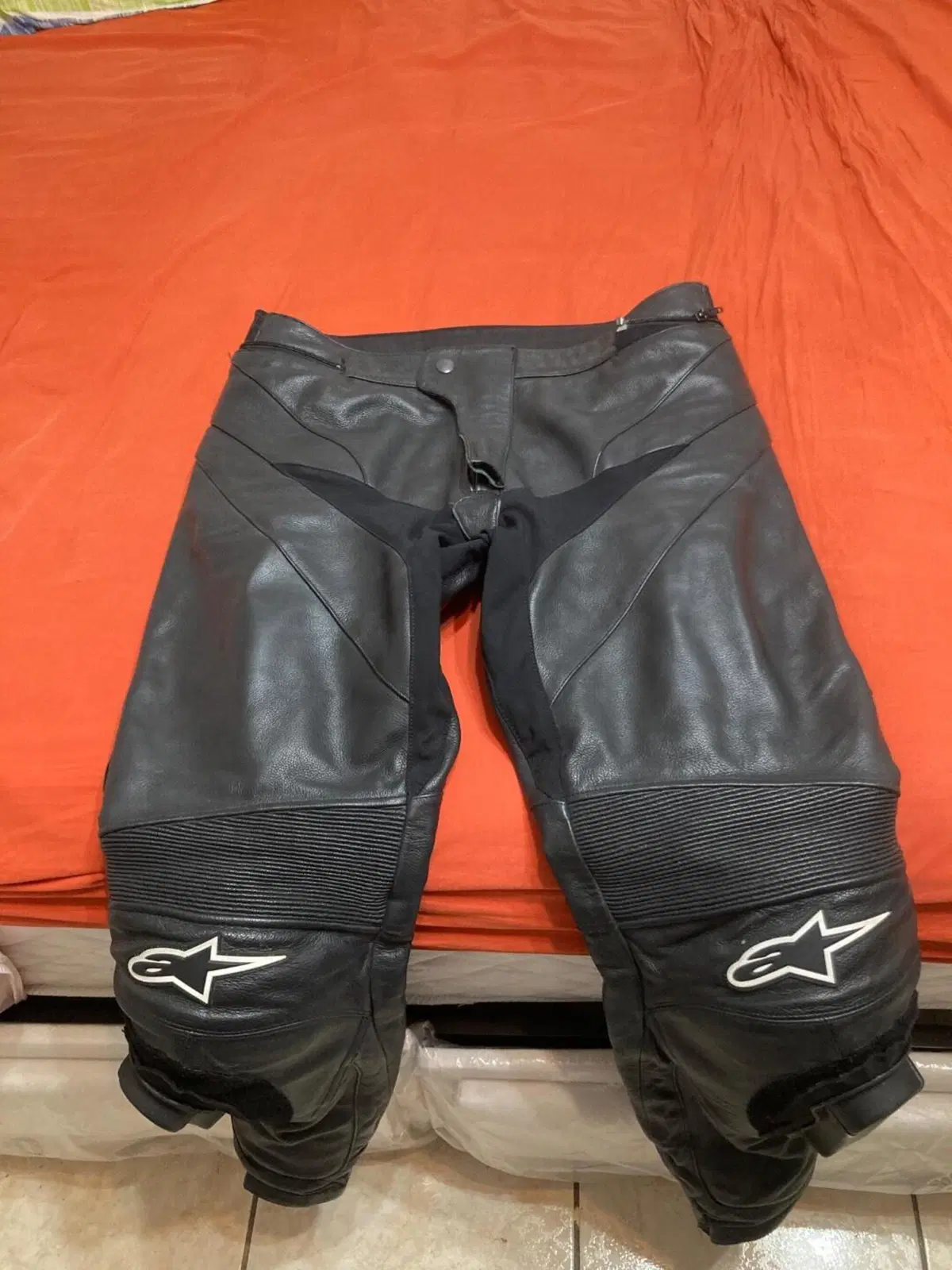 Pantaloni pelle alpinestars (3)