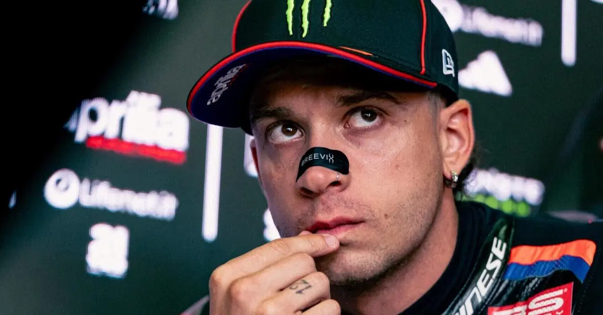 MotoGP 2026. GP di Germania. Marco Bezzecchi dopo l'operazione alla clavicola: "Sono tornato ai box sul sellino di uno scooter e gi&agrave; sapevo che non andava"