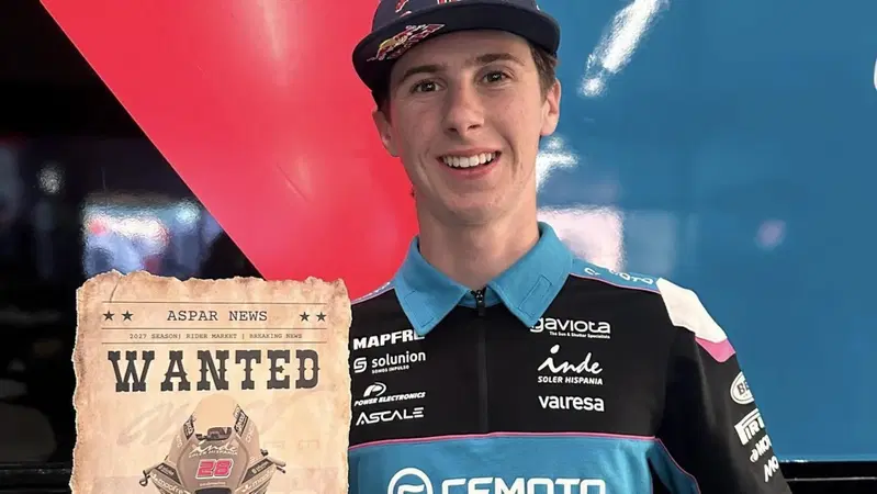 MotoGP 2026. Ufficiale: Maximo Quiles in Moto2 dal 2027! Continuer&agrave; con il team Aspar [VIDEO]