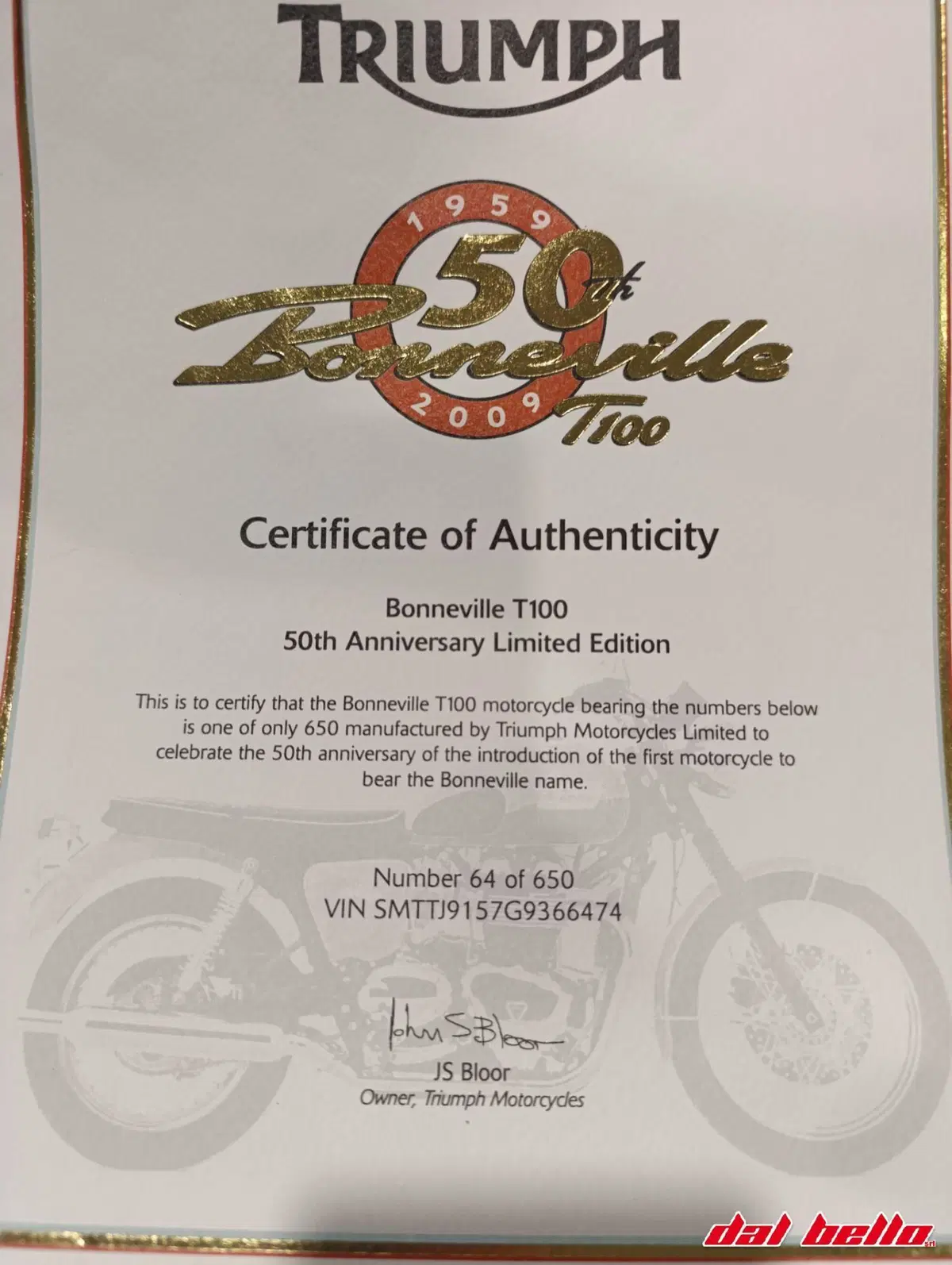 Triumph Bonneville T100 50th Anniversary (2009) (4)