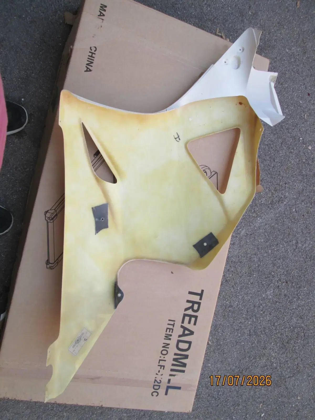 carene in vetroresina fatte molto bene con rinforz Honda