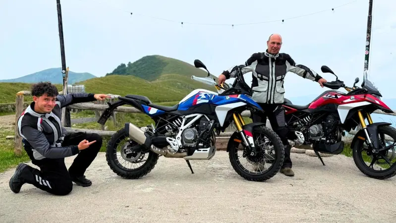 Due generazioni, una moto: BMW F 450 GS unisce nella voglia d'avventura [VIDEO]