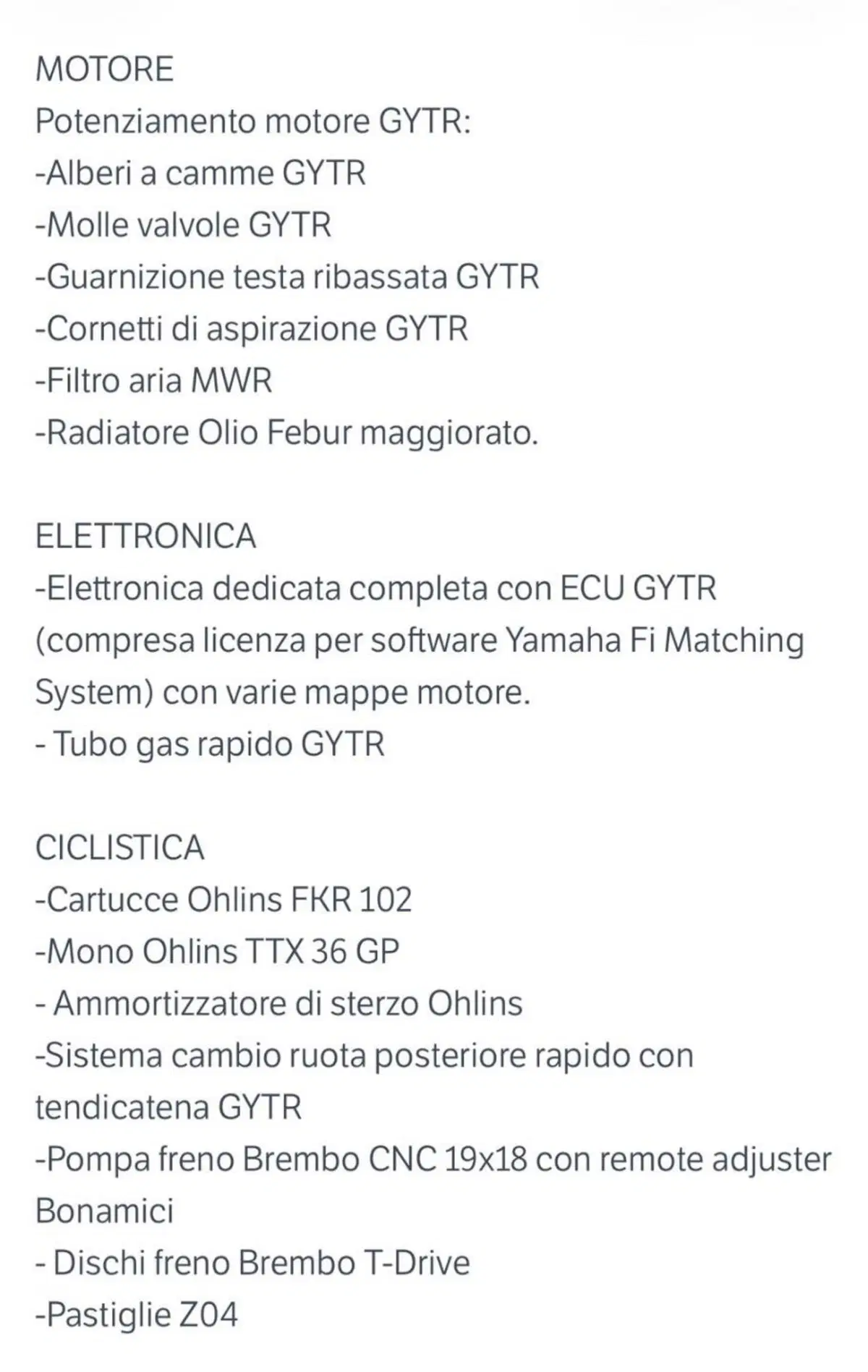 Yamaha YZF R1 GYTR (2023 - 24) (2)