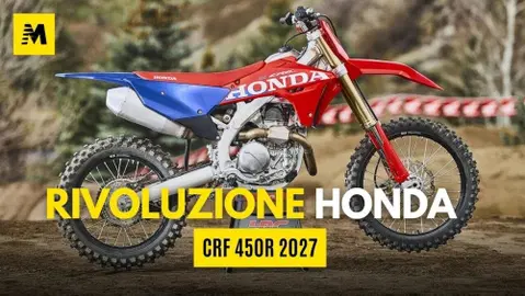 Honda CRF450R 2027: motore nuovo, telaio nuovo, più potenza e meno peso. Come è fatta!?
