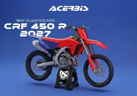 Honda CRF450R 2027: Acerbis presenta il nuovo kit plastiche