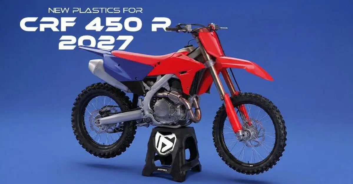 Honda CRF450R 2027: Acerbis presenta il nuovo kit plastiche