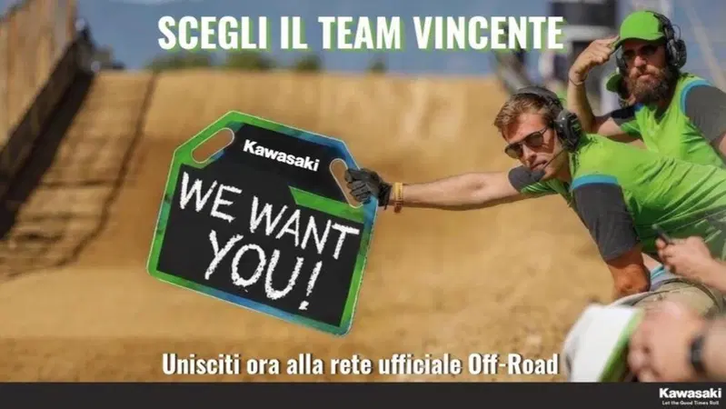 &ldquo;WE WANT YOU&rdquo;: Kawasaki cerca nuovi concessionari per il fuoristrada