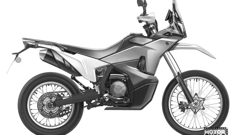 Kove 350 Rally, spunta il brevetto