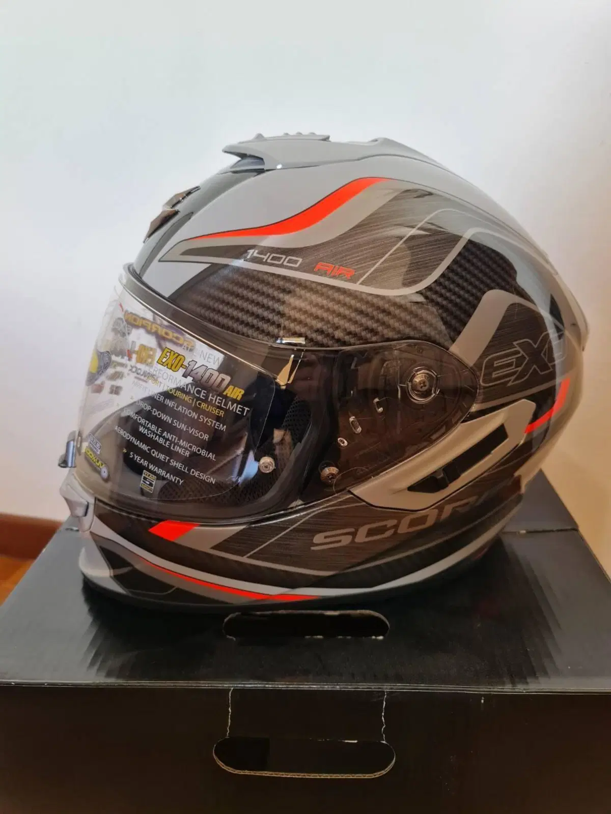 Coppia caschi scorpion exo 1400air Scorpion Helmets (4)