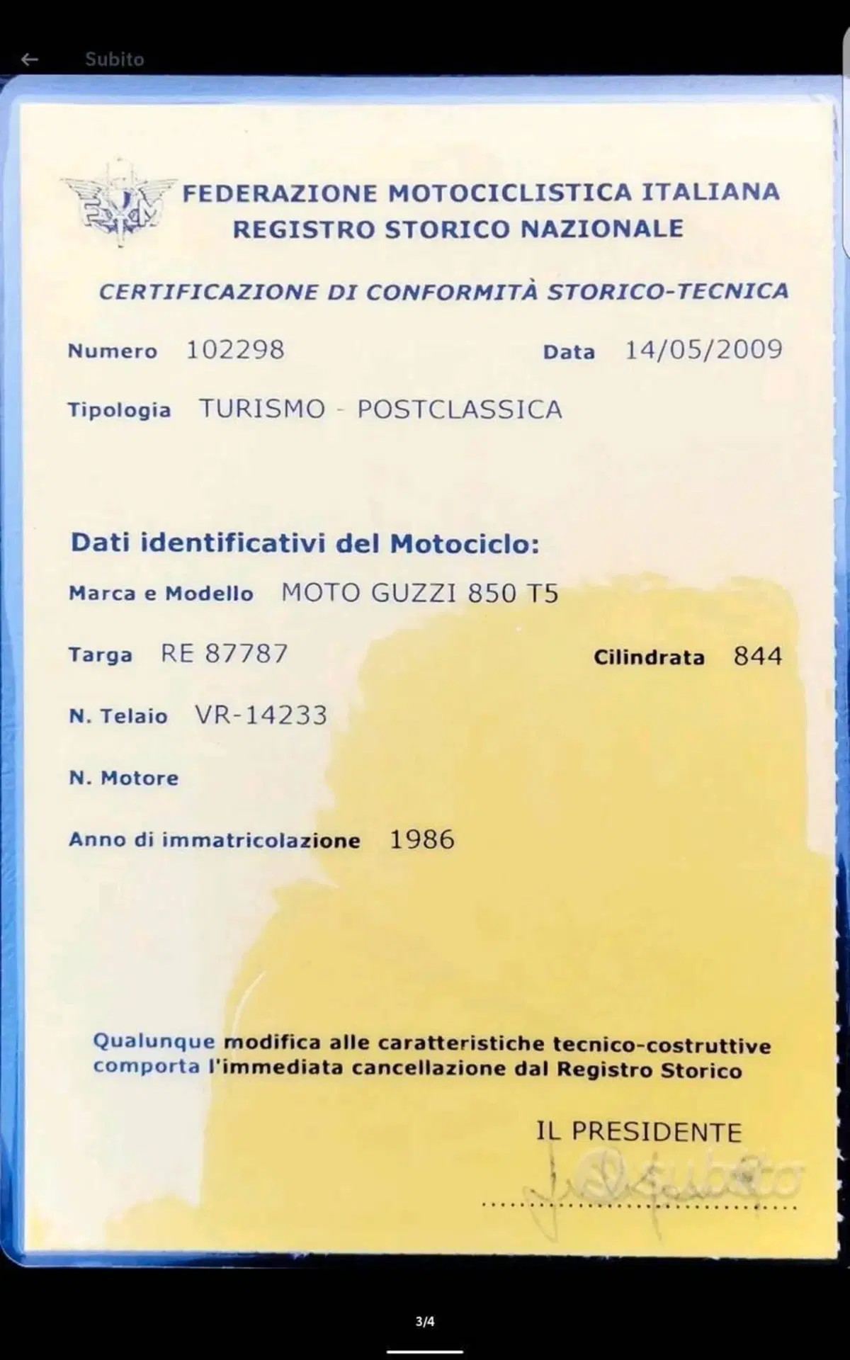 Moto Guzzi T5 civile (6)