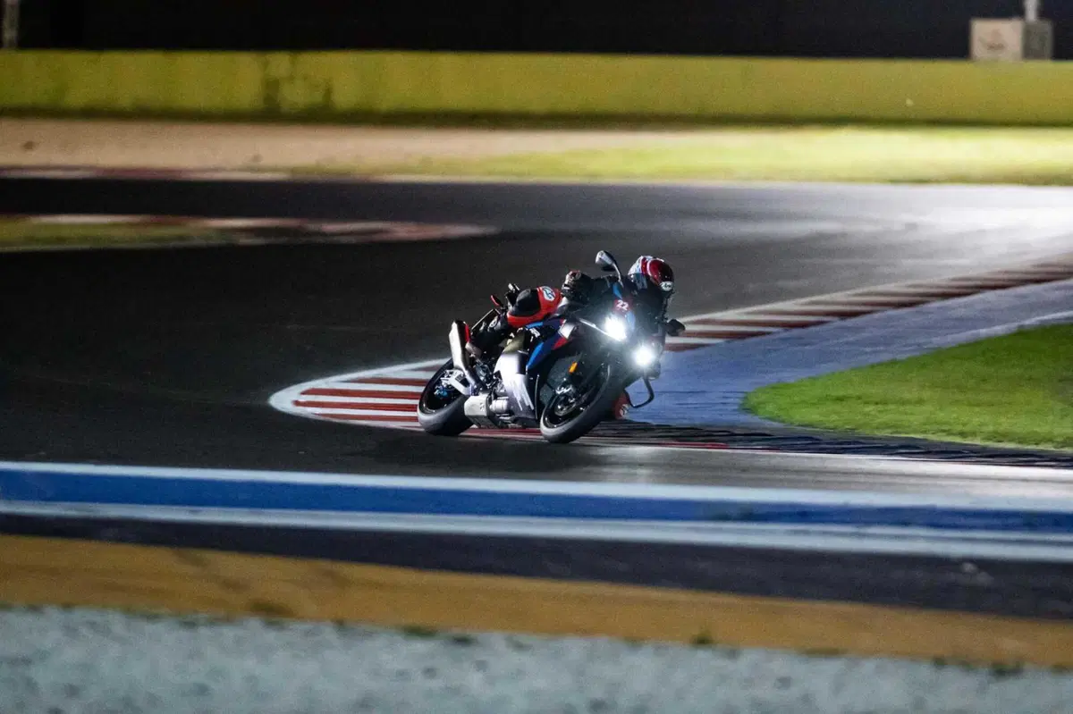 Sulla M1000RR a Misano, di notte! (5)