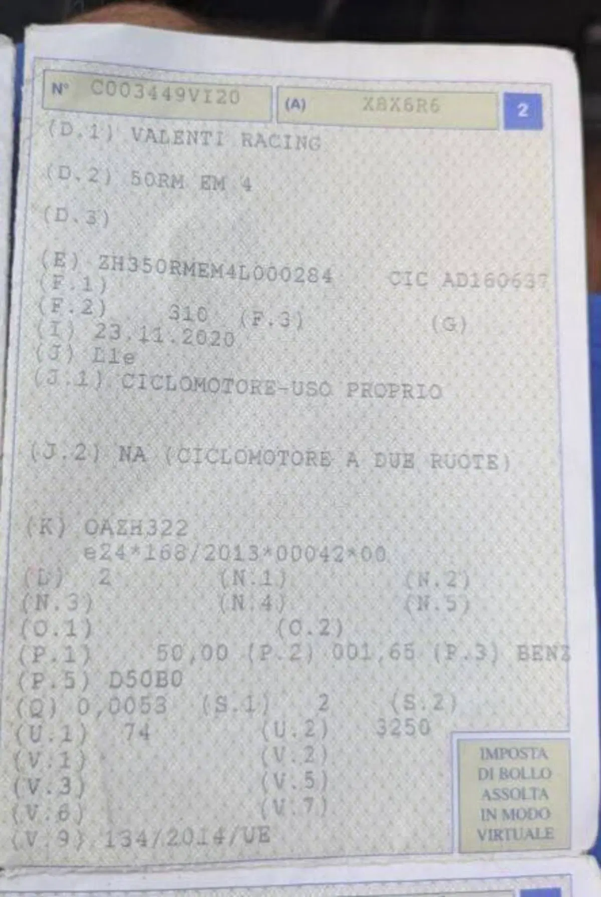 Valenti RME 50 R (2015 - 18) (3)