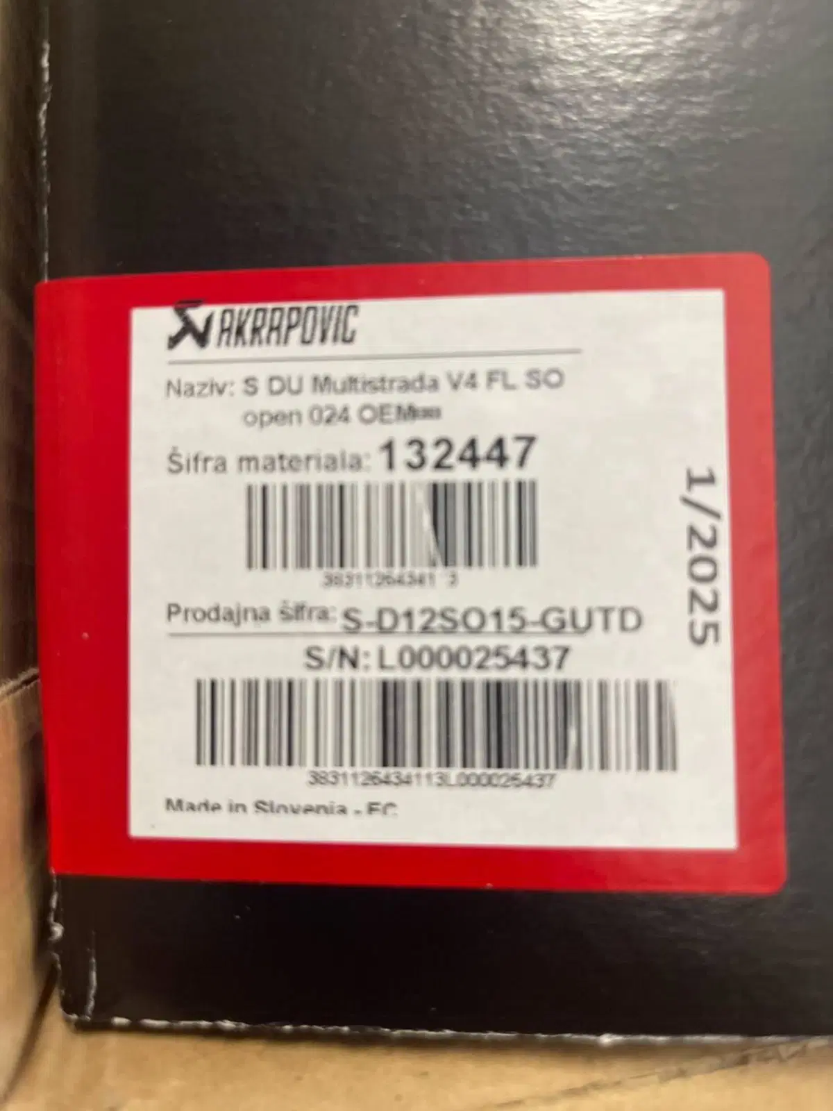Scarico Akrapovic Completo per Multistrada V4S (2)