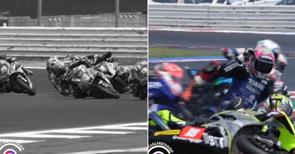 Dunlop CIV 2026, Misano: la caduta di Delbianco che ha spaventato tutti [VIDEO]
