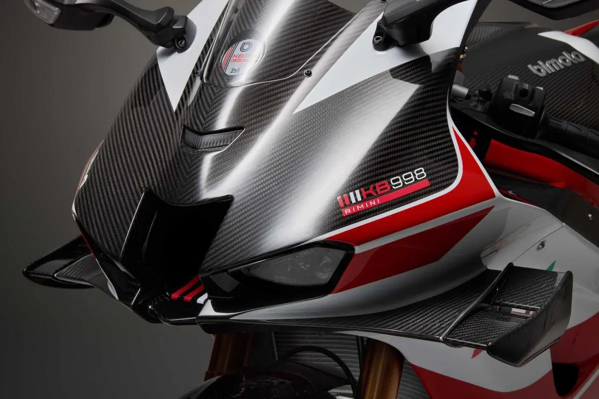 Bimota KB998 Rimini: l'aerodinamica attiva è firmata GET