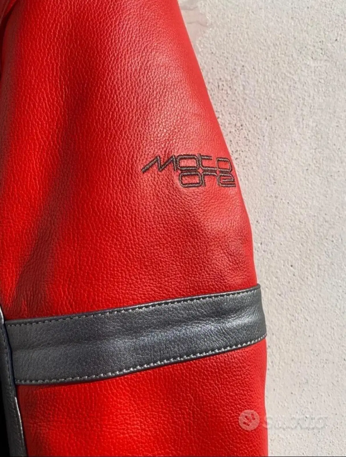 Giacca moto in vera pelle taglia S Moto One Europe (5)