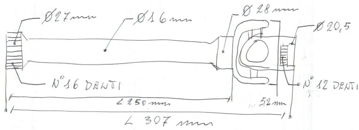 Trasmissione Usata Moto Guzzi V35 II III Custom Im (4)