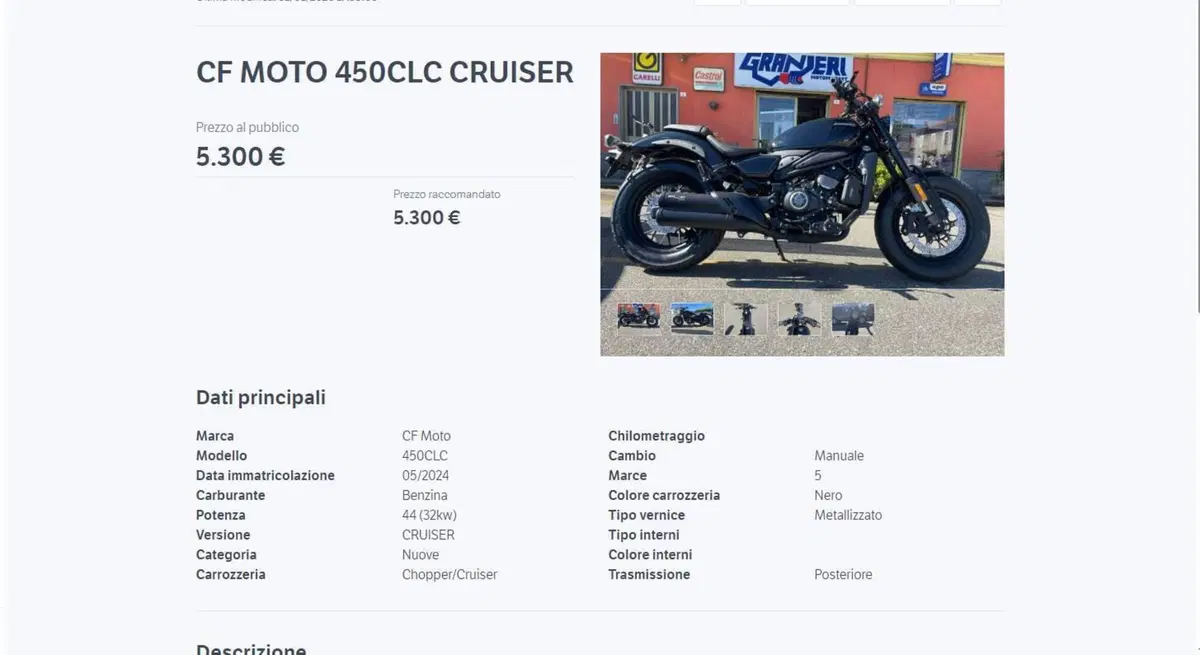 CFMOTO 450CL-C (2024 - 26)