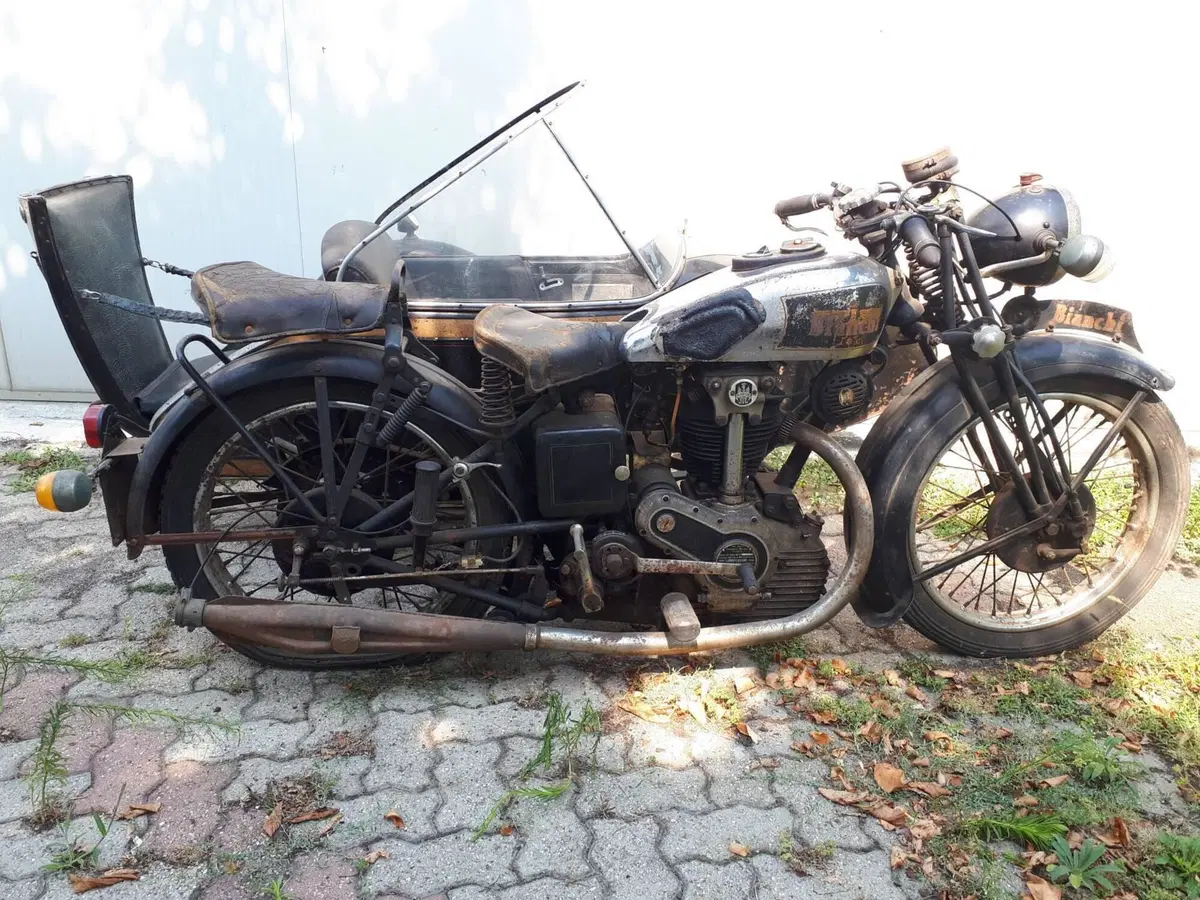 Bianchi Moto con sidecar