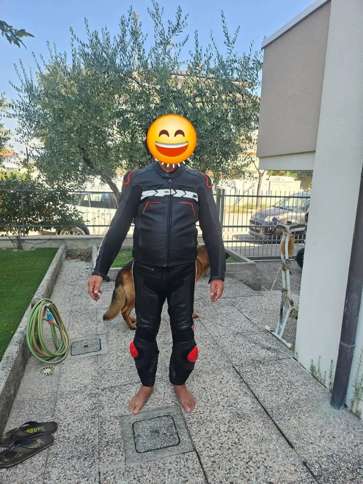 Vendo Tuta in pelle Spidi spezzata giacca e pantal