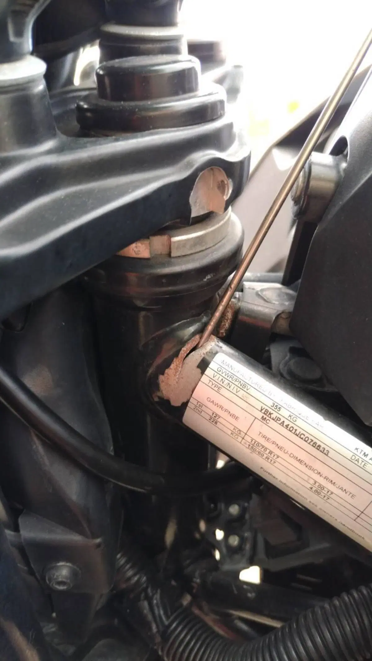 KTM 125 Duke ABS 2017 2020 Per Ricambi Usati Compo (4)