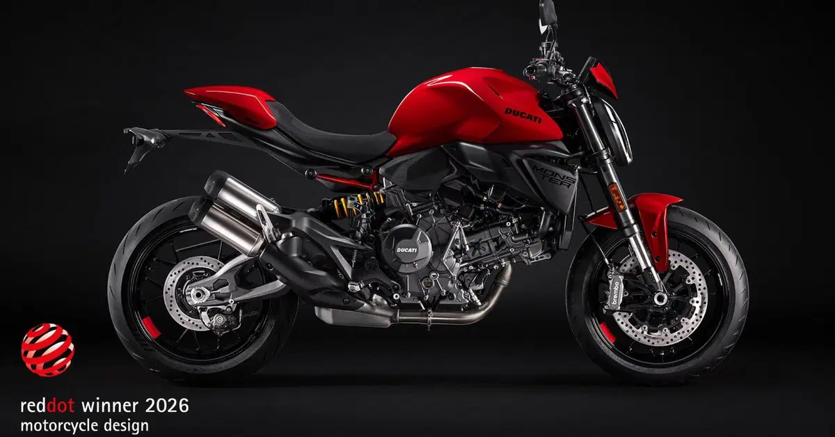 Ducati Monster conquista il Red Dot Design Award 2026