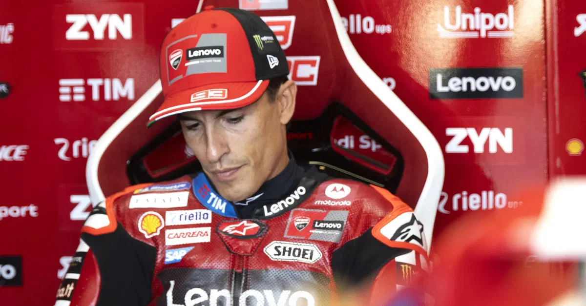 MotoGP 2026. GP del Regno Unito a Silverstone. Marc M&aacute;rquez: "Stesso punto debole, ma posso essere pi&ugrave; aggressivo. Al momento siamo da 5&deg;-7&deg; posto"