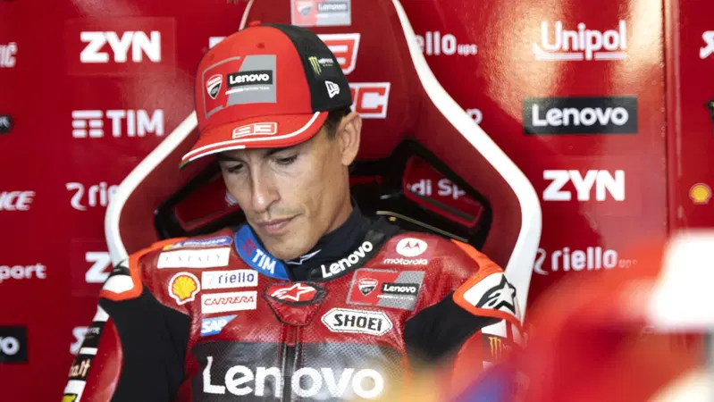 MotoGP 2026. GP del Regno Unito a Silverstone. Marc M&aacute;rquez: "Stesso punto debole, ma posso essere pi&ugrave; aggressivo. Al momento siamo da 5&deg;-7&deg; posto"
