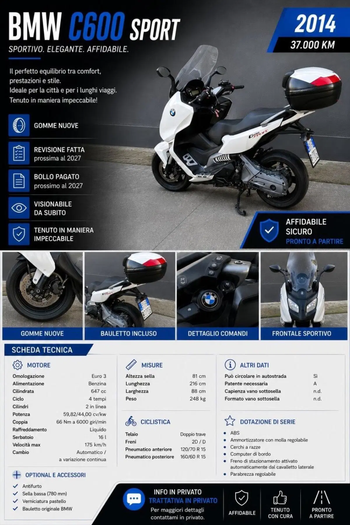 Bmw C 600 Sport (2011 - 15)